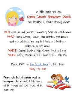 literacy event
